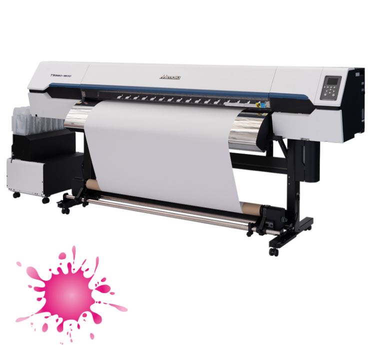 Imprimante textile grand format à jet d'encre à sublimation thermique - Mimaki TS330-1600 - jusqu'à 135 m²/heure - encres Sb411 et 8 couleurs_1