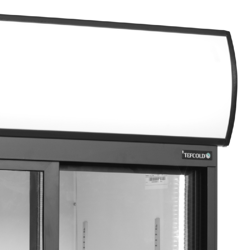 Refroidisseur de présentation - Vitrine réfrigérée FSC à 2 ou 3 portes - Extérieur blanc ou noir avec cadre aluminium_1