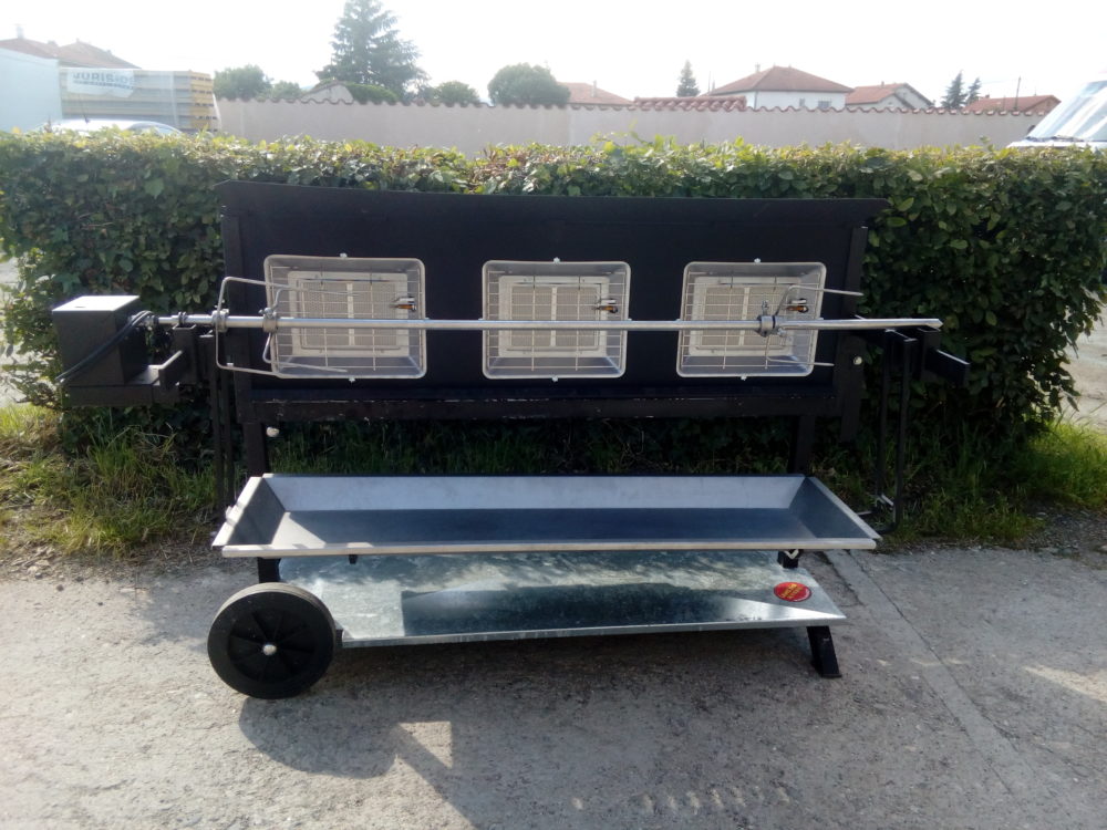 Appareil de cuisson au gaz pour méchoui avec capacité de 40 kg