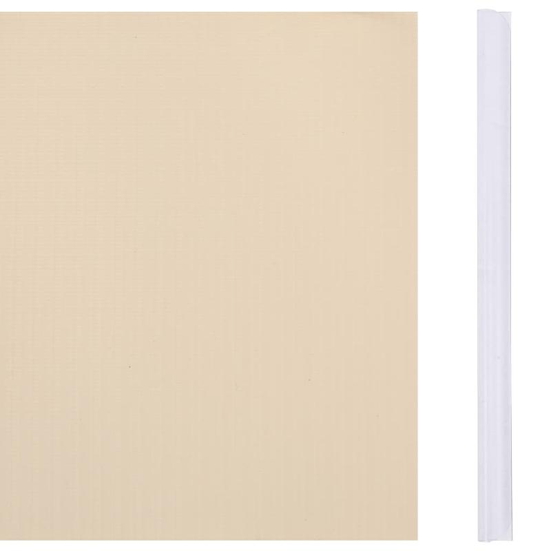 Vidaxl écran d'intimité de jardin pvc 35x0,19 m crème 147855_1