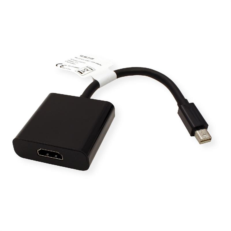 Value adaptateur mini displayport-hdmi, minidp m - hdmi f_1