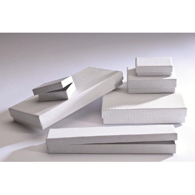 Boîte cadeau blanche L6xP4.5xH2.8cm - par 12 - en carton épais et polyvalente_1