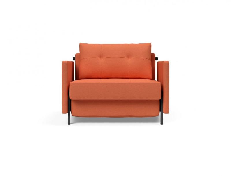 Fauteuil design convertible INNOVATION LIVING - Sofabed Cubed 02 Arms Argus Rust - Lit 200x90 cm_1