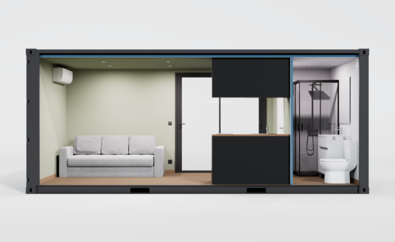 Logement compact, économique et durable pour les besoins de logements temporaires ou étudiants : Cargo Student? 20_1