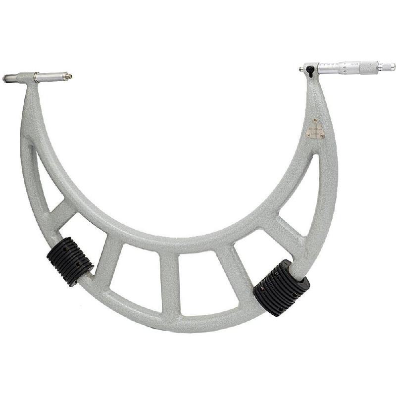 Micromètre d'extérieur 300 à 2000 mm - 1200-1400 mm - touches carbures - tubulaire double berceau en acier_1