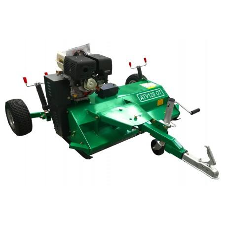 Tondeuse broyeur tractable avec moteur 15 ch et démarrage électrique