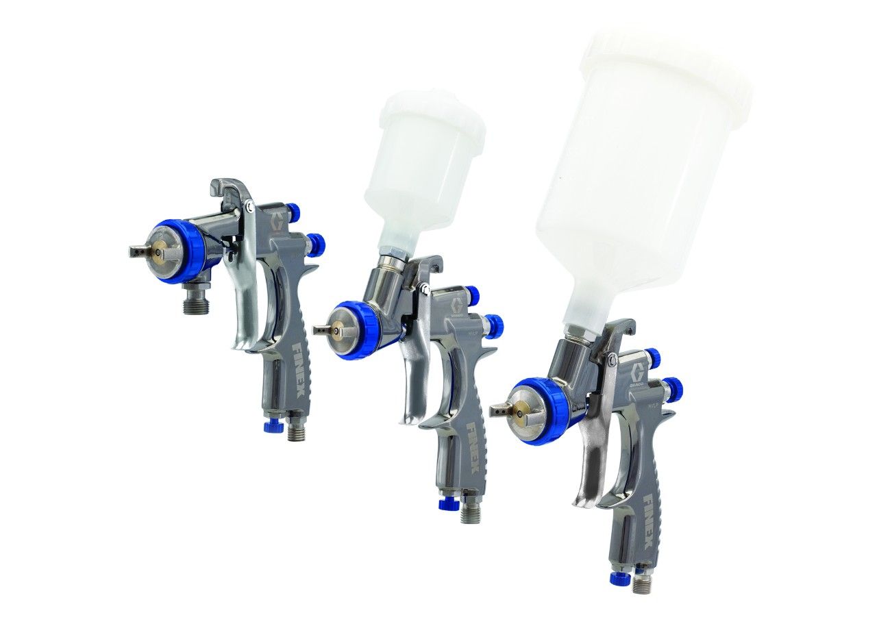 312388p pistolet pulvérisateur pneumatique léger et ergonomique finex - graco - 7.0 bar_1