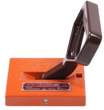 Aimant manuel compact type PK/MK - Rema Holland - désactivation par inclinaison de la poignée - levage et manutention sécurisé_0
