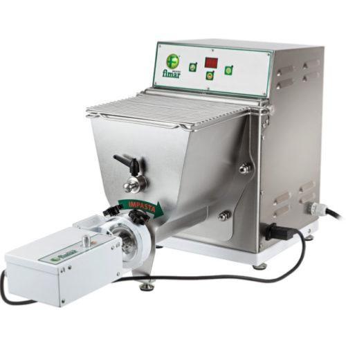 Machine électrique à pâtes fraîches avec cuve extractible - 8 kg/h - PF25E | Fimar - Couteau coupe pâte_1