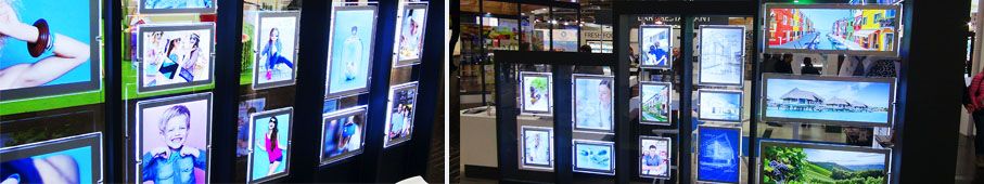 Porte affiche A4 avec système aimant pour ouverture facile