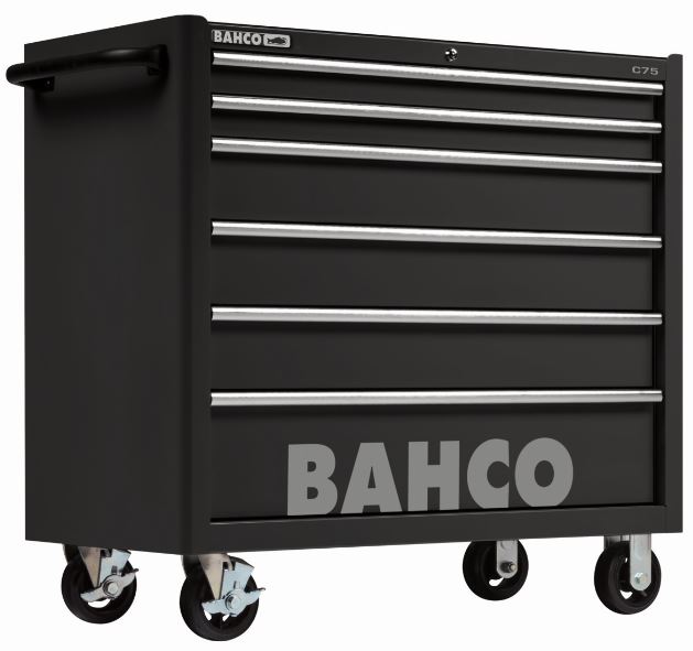 Servante classique C75 - 1 mètre, 6 tiroirs extra larges - 1475KXL6BLACK_1