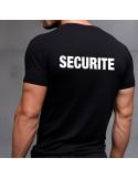 Tee shirt noir securite cooldry maille piquee - Militaires, Gendarmerie, Police et Sécurité_1