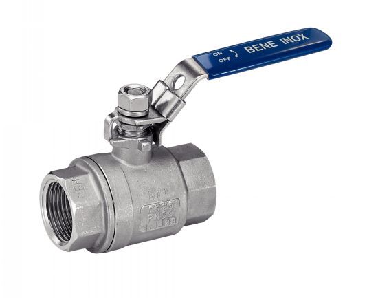 Vanne 2 pièces femelle/femelle gaz ou NPT - inox 316 - DN8 à DN80 - température -20°C à +150°C_1