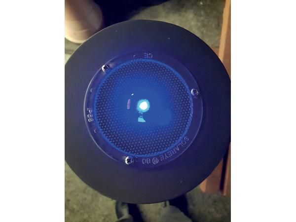 Plot solaire encastrable bleu VOE0579 - 80 mm - ABC Équipements Collectivités - IP68, autonomie 200h_1