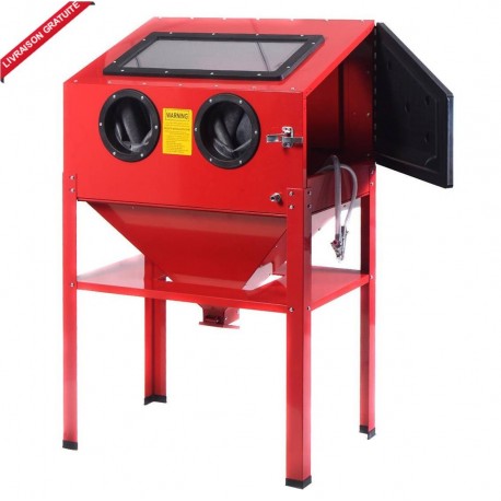 Cabine de sablage 220 litres sur pied_1