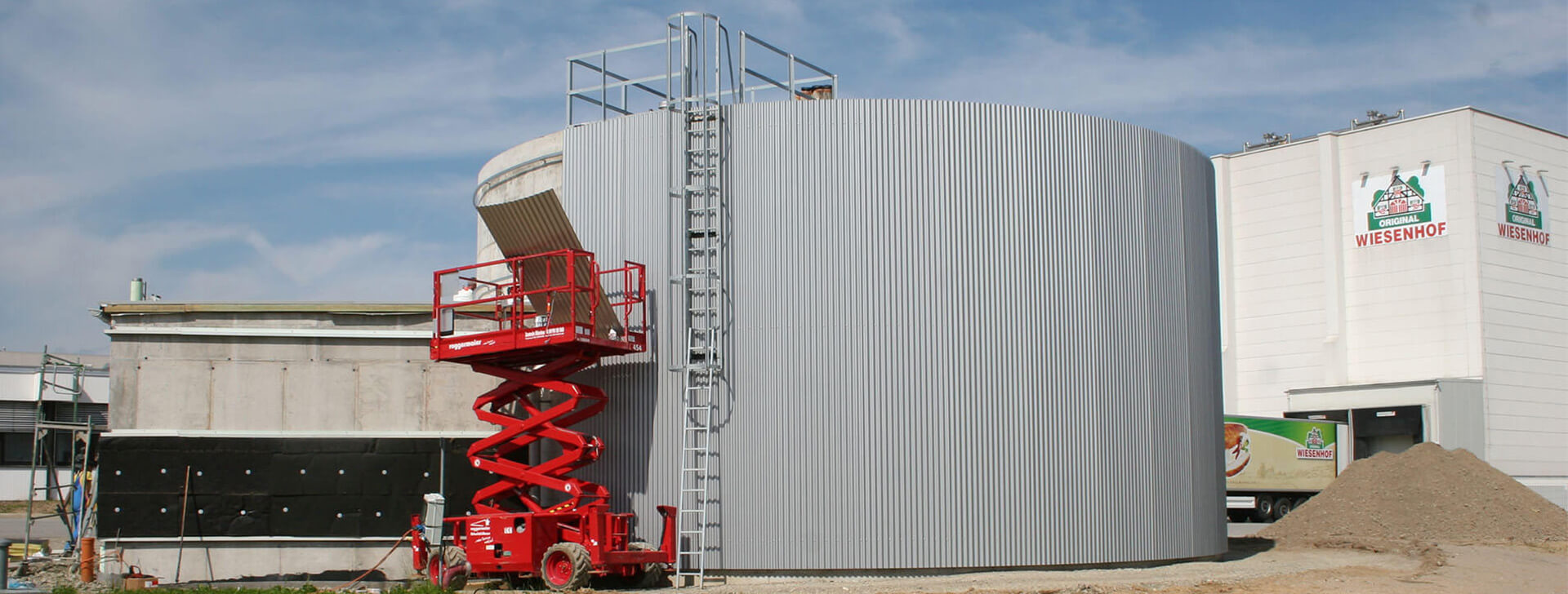 Réservoir SPRINKLER à coffrage robuste - Système WOLF - Réservoirs circulaires en béton armé pour installations d'extinction_1