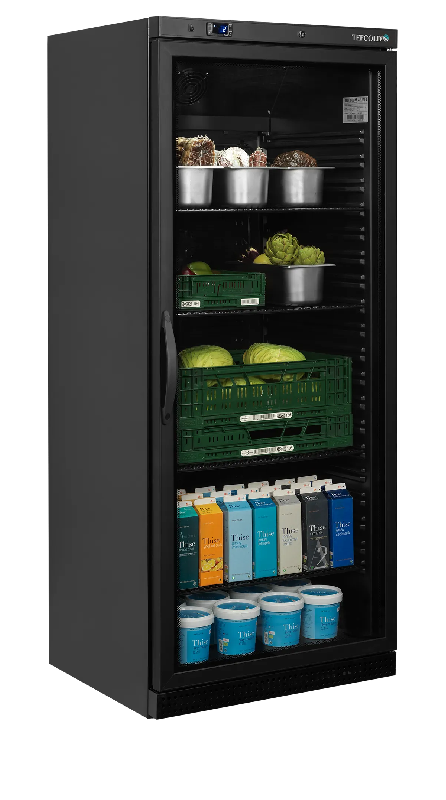Vitrine réfrigérée noire UR600BG TEFCOLD_1