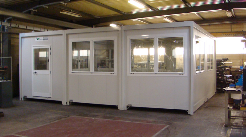 Bungalow de chantier - base de vie chauffé, isolé et modulable - normes RT 2005_1