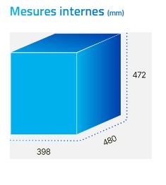 Casiers intelligents pour agences de transport - gestion de colis grands - réf Porte H50_2
