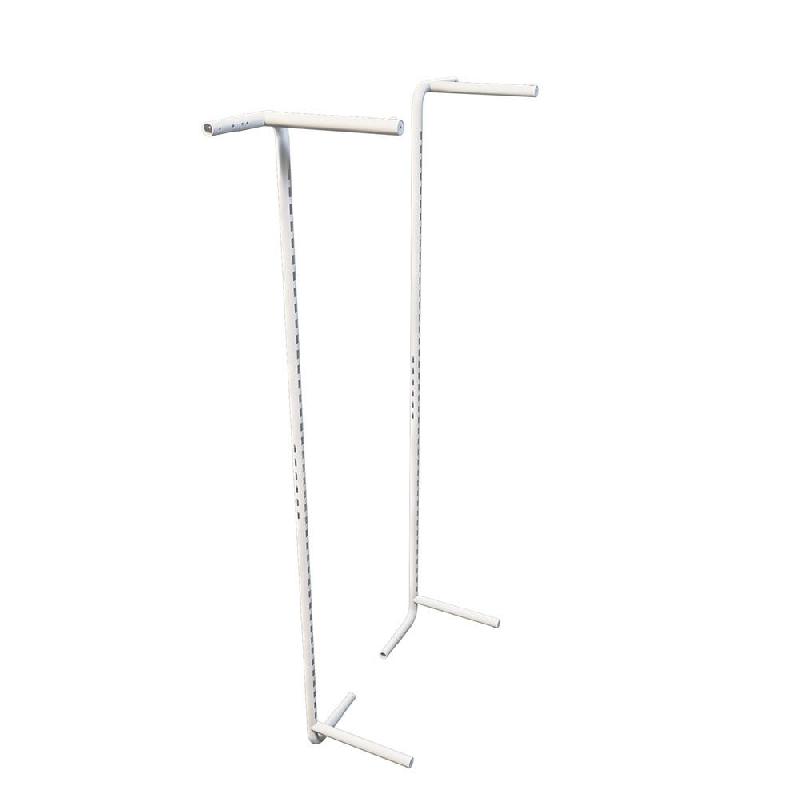 Montant perforé RUN avec fixation murale - L31,4xP23,2xH170cm - par 2 - blanc_1