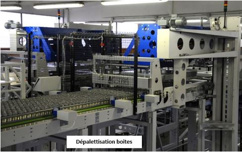 Palettiseur et dépalettiseur pour l'agroalimentaire, la conserverie - MECTRA_1