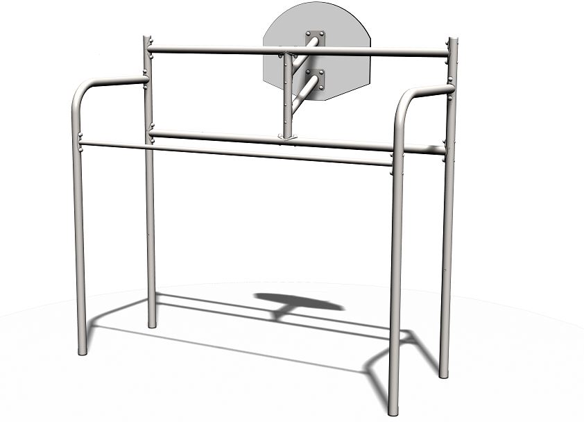 Cage de but multisport - Gamme mobilier BMS01 - Hauteur 2976mm, Largeur 2944mm, Longueur 1127mm_1