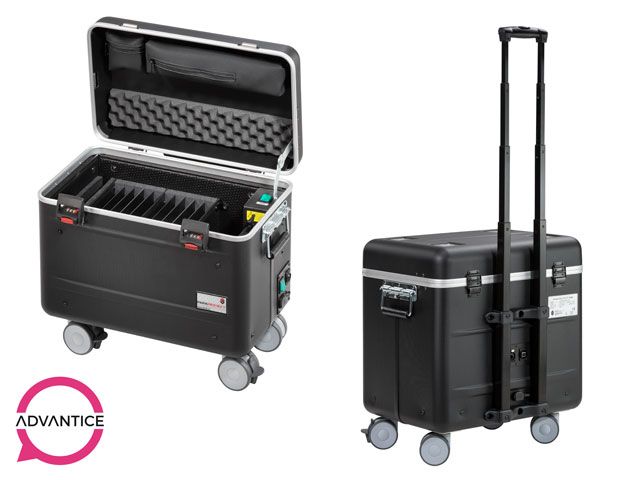 Paraproject Case U10 Plus - Valise multimédia pour 10 tablettes avec kit réseau intégré_0