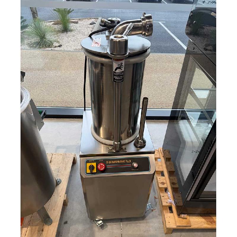 Poussoir à saucisses hydraulique sur socle 25 litres | Déstockage Neuf_1