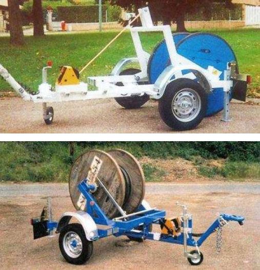 S 504 - Remorque Porte-Touret - SIPREL - Charge utile 540 Kg_1
