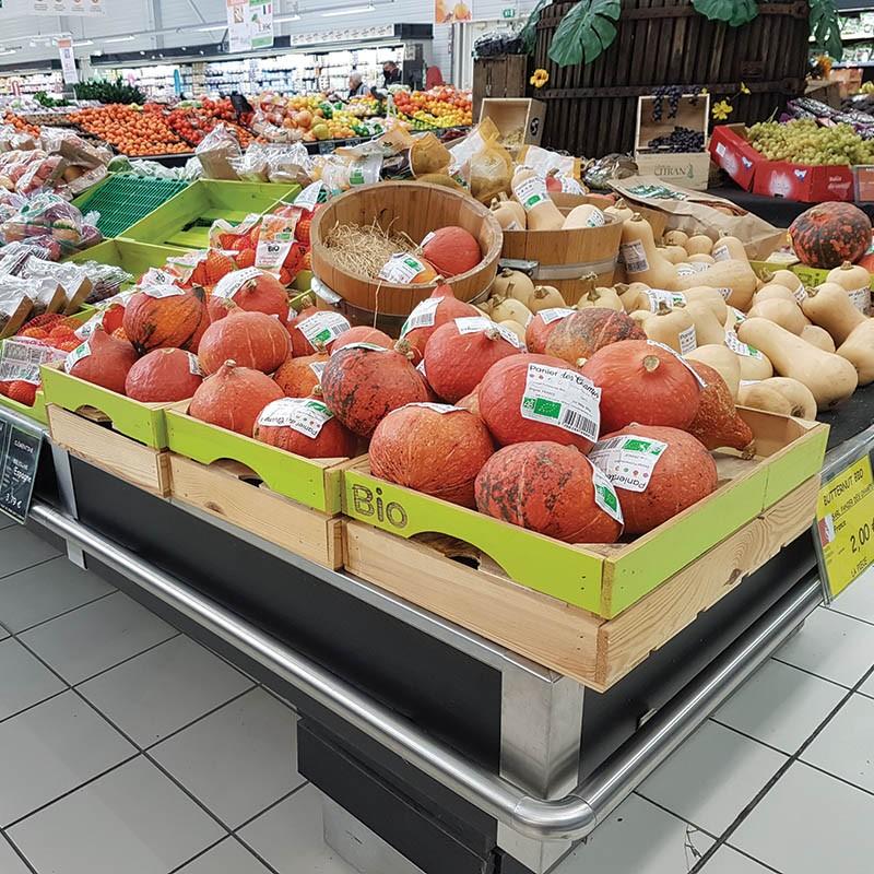 Cagette bois rectangle pm + faux fond + logo bio -_1