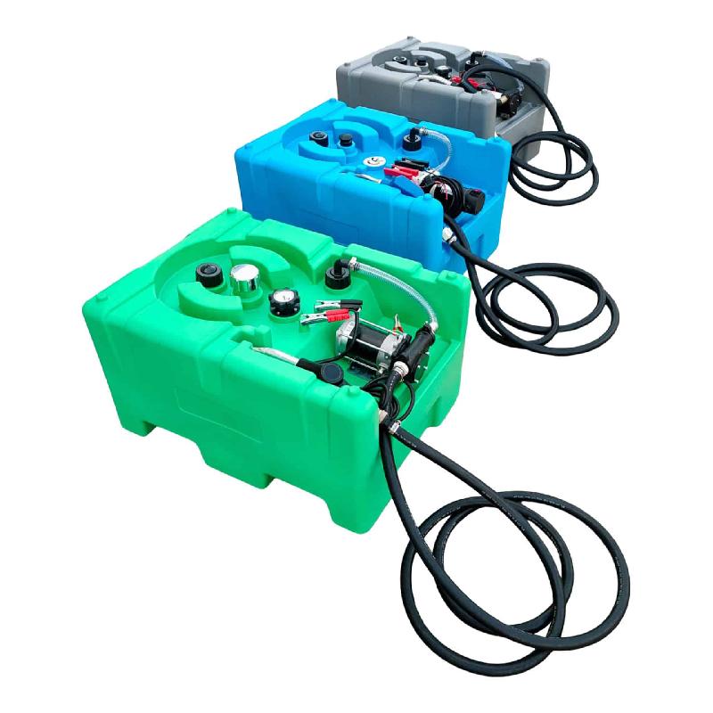 Cuve mobile compacte 125 litres - Essence - Déstockage - Pompe 12V ATEX 57 L/min_1