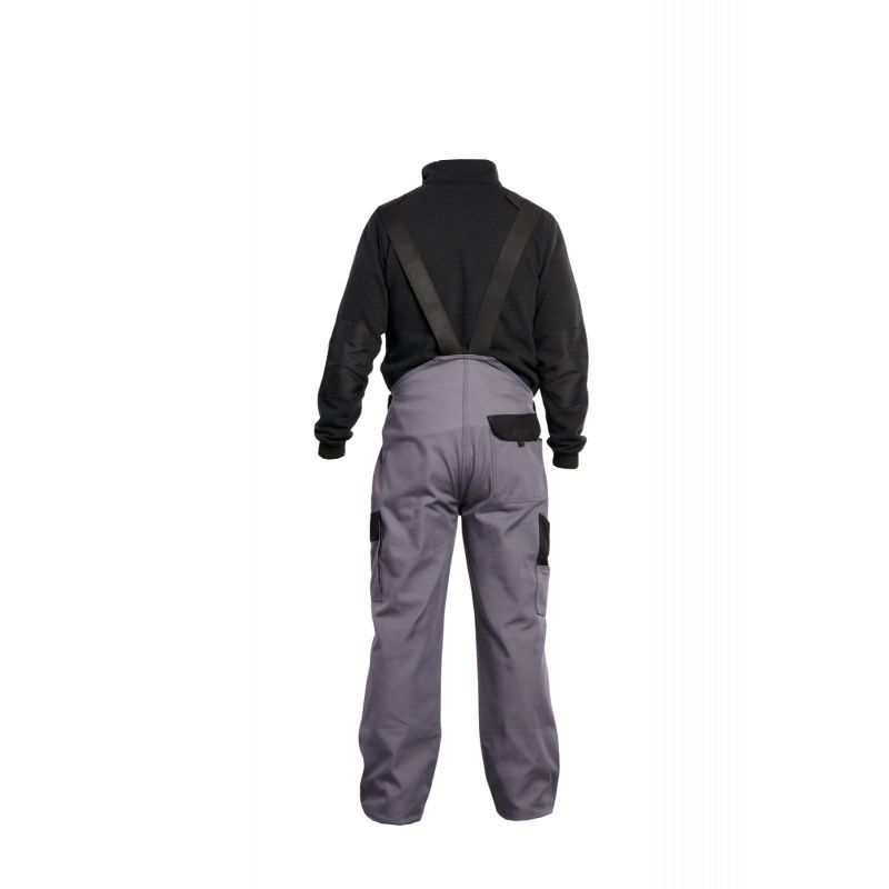 Klaus - Cottes de travail sans métal - Gris/Noir - Poche genoux EN 14404 en Cordura_1