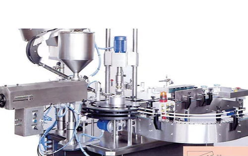 Machine automatique pour le remplissage et la fermeture des flacons et des pots de petites contenance - 1000 à 6000flacons /h -MICROBLOC_1