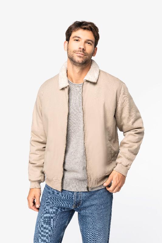 Veste écoresponsable unisexe - col Sherpa - Native Spirit - Réf: NS612 - 100% coton biologique_1