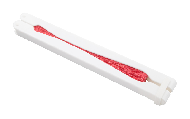 Éventail en plastique - Couleur rouge - Poids 13g_1