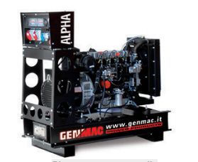 Alpha G30IO - Groupe électrogène industriel Genmac - Puissance continue PRP 24 kW - Châssis renforcé et fabrication italienne_0