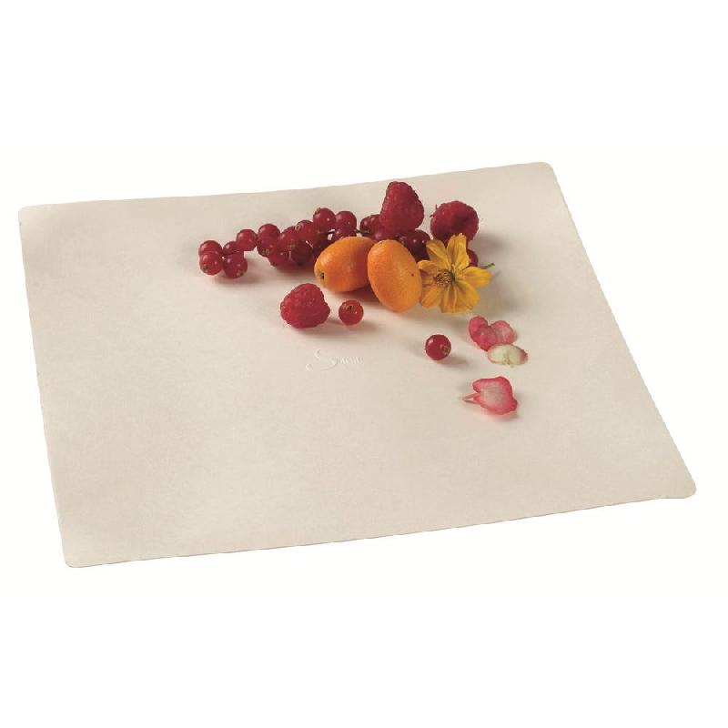 Assiette carrée Imagine Bagasse blanche 25cm - par 200_1