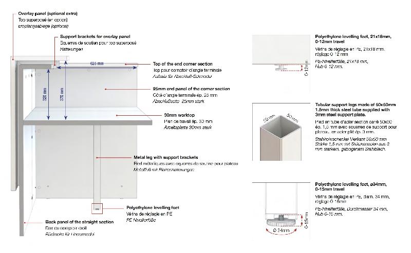 Bureau réception Z2 - Officity - 126, Blanc, Laqué blanc_1