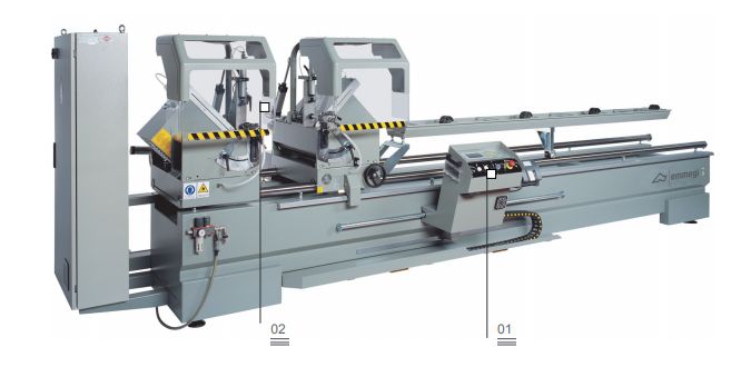Classic Libra - Tronçonneuse à double tête Emmegi - Lames 450 et 500 mm - Coupe électronique avec tête mobile_1
