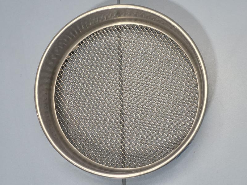 Tamis de test en acier inox SAULAS 200x50mm - 3,15 mm_1