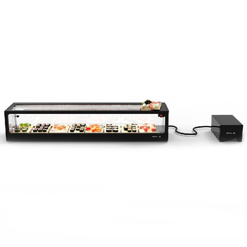 Vitrine réfrigérée à Sushi LOGIC avec groupe déporté - Double froid - VTLG6SGR | Sayl Barcelona - Cuve 6 GN 1/3_1