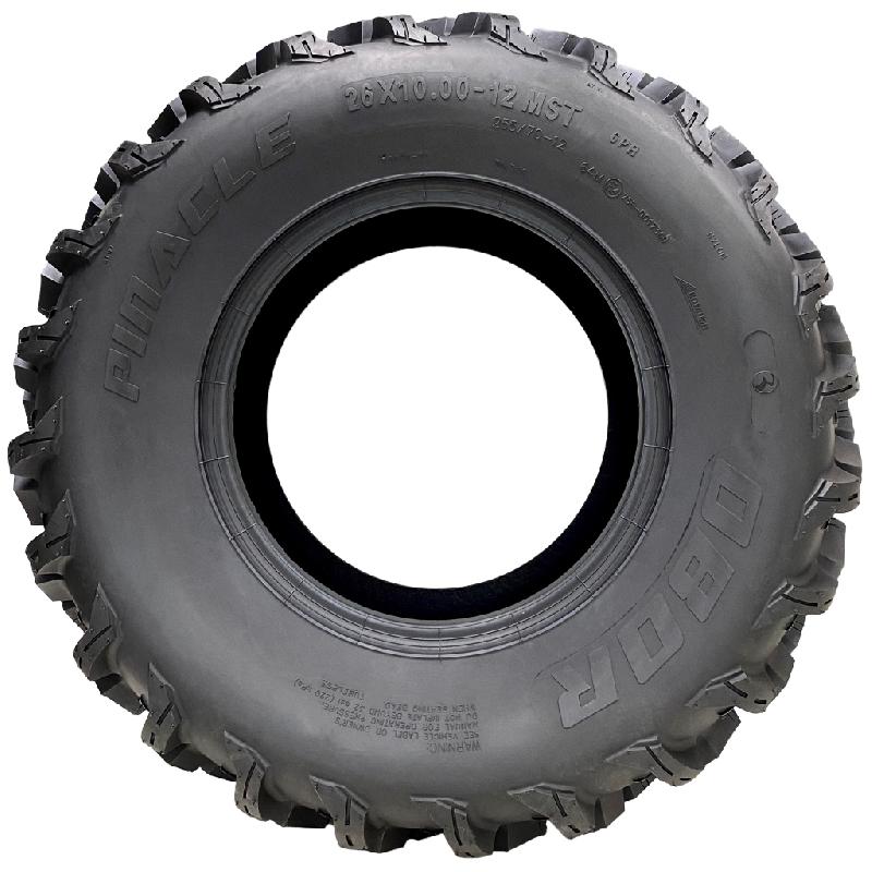 26x10.00-12 (255/70-12) 6ply ATV Tyre P3080 OBOR Pinacle 64M E-Marked Road Legal_1