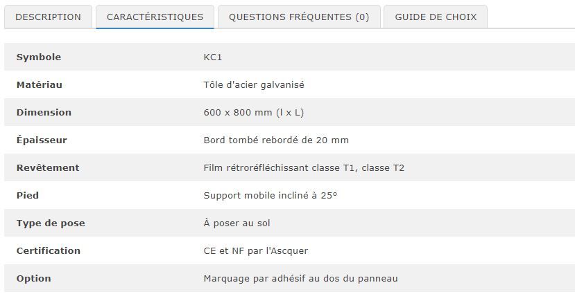 29985 - Panneau de chantier KC1 rue barrée - 600 x 800 mm - support mobile incliné en acier_1