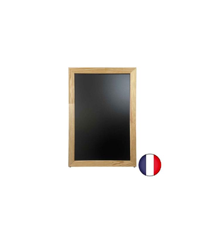 Chevalet stop trottoir avec cadre large en bois - dimensions 109 x 73 cm - Référence : LSTF82BRUT_1