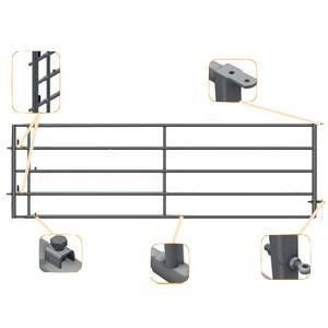 860481 - barrière herbage réglable verrou auto 1/2 m_1