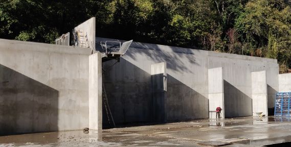 Coffrage pour murs agricoles modulaires en acier ou aluminium - KBC_1