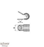 Colliers de fixation - schwer fittings - largeur de bande 12 mm - RS-RCE - selon DIN 3016_1