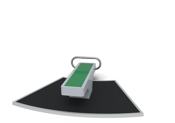 Équipement de fitness extérieur - Planche abdos - 8065147 - Sportpoint - Hags - Vert - À fixer sur dalle béton ou plot béton_1