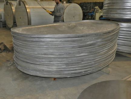 Fond bombé en acier sur mesure - Diamètre 100 à 4500 mm - Profondeur 10 à 350 mm - Épaisseur de tôle 1 à 15 mm_1
