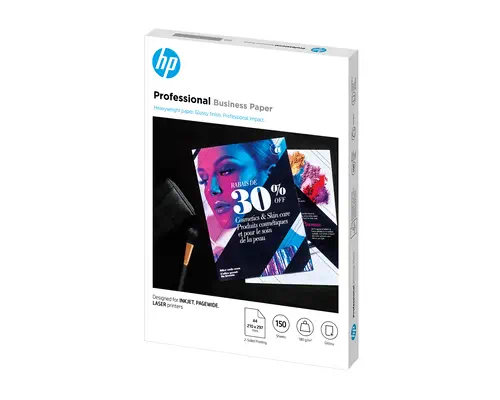 Papier HP Professional Business, brillant, 180 g/m2, A4 (210 x 297 mm), 150 feuilles_1